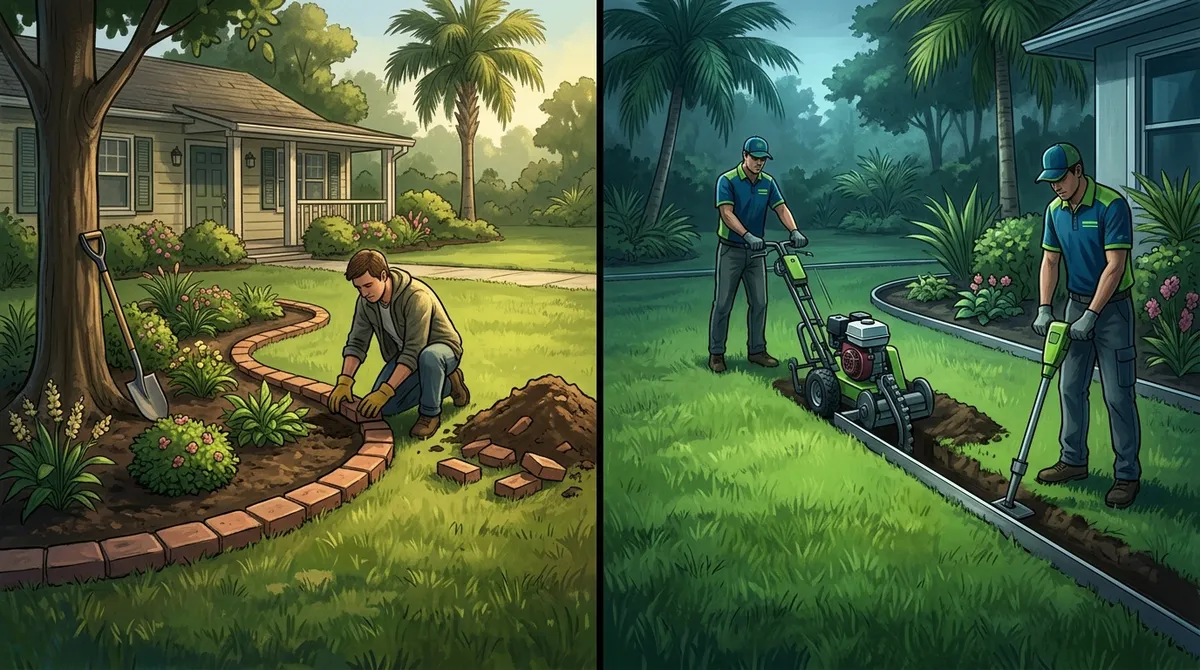 top lawn edging Fishhawk FL