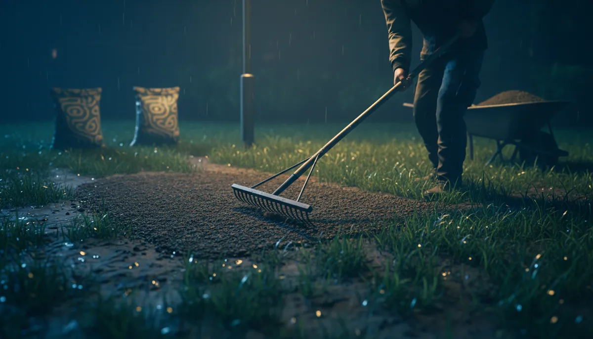 how do I fix uneven spots in my lawn from mowing