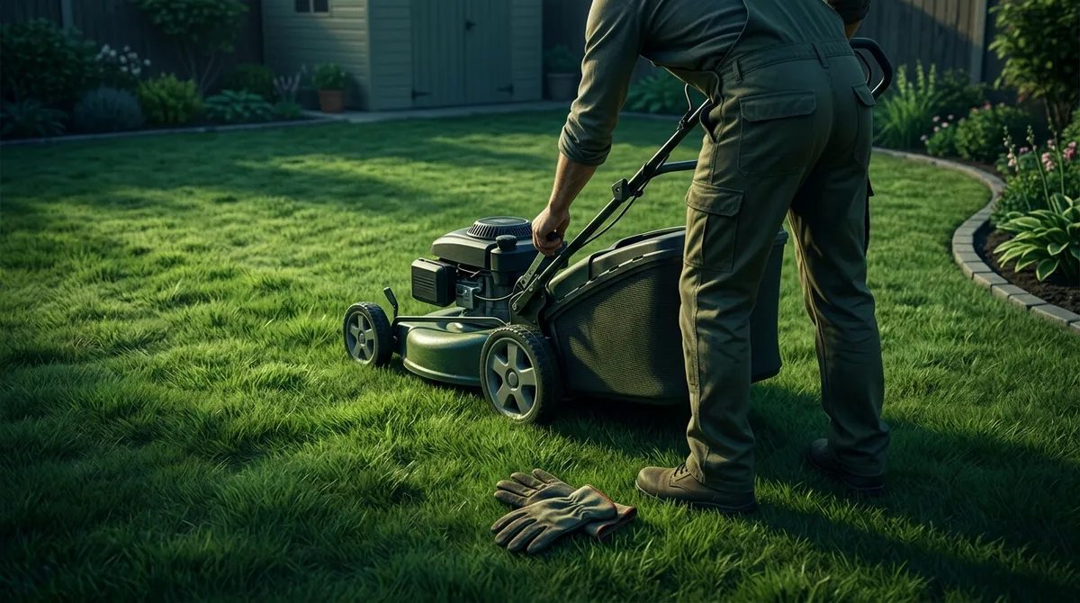 how do I fix uneven spots in my lawn from mowing