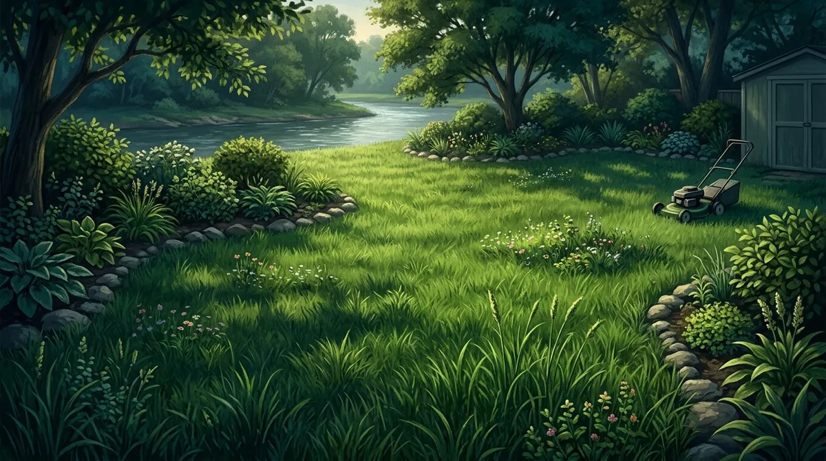 Is weekly or biweekly lawn mowing better for small yards in Riverview?