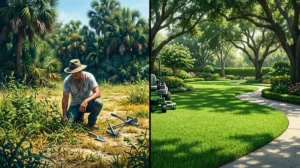 DIY Lawn Weeding vs. Pro Service in Fishhawk: Which Wins?