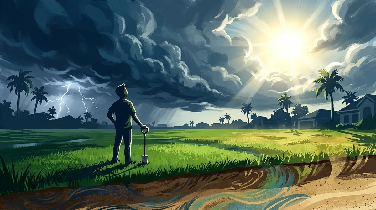 best summer watering schedule for Riverview Florida lawns