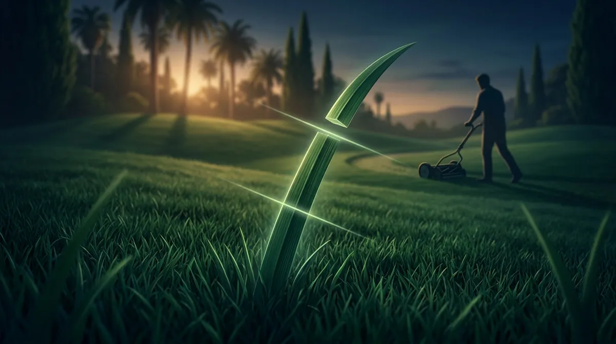 how short is too short when mowing my lawn in Florida