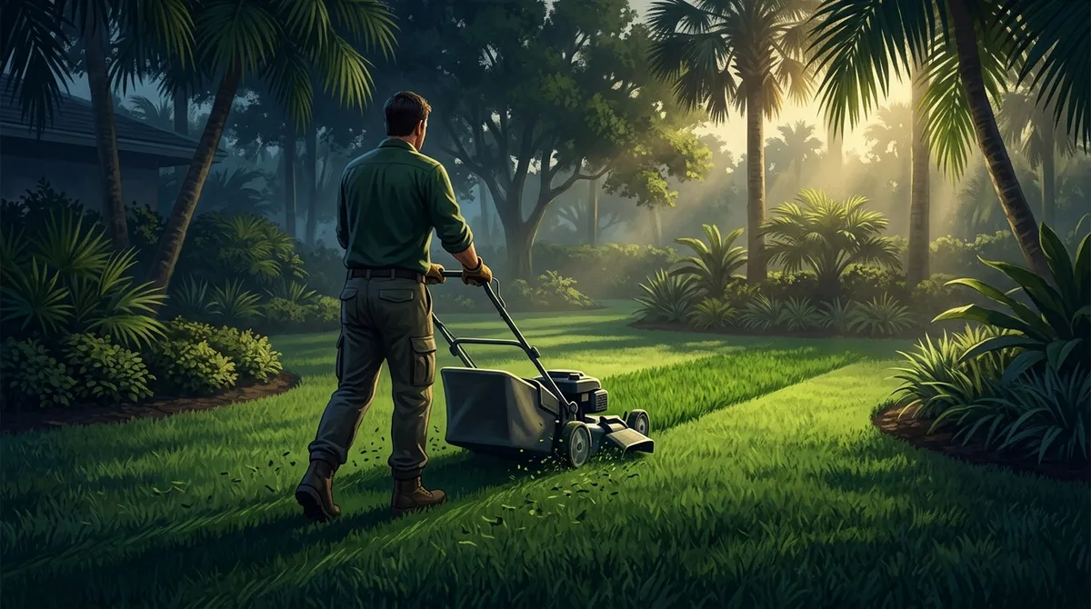 beginner lawn guide Florida for St Augustine grass