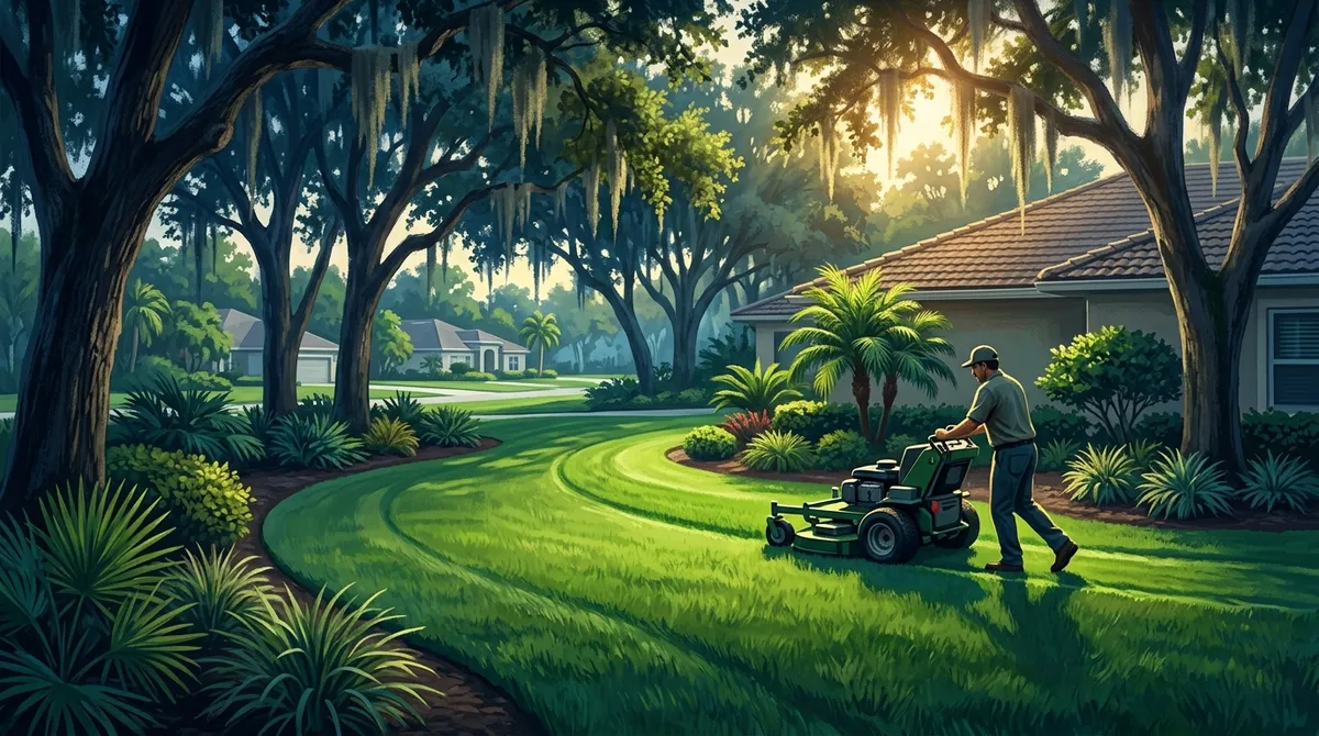 complete yard maintenance service in Valrico FL