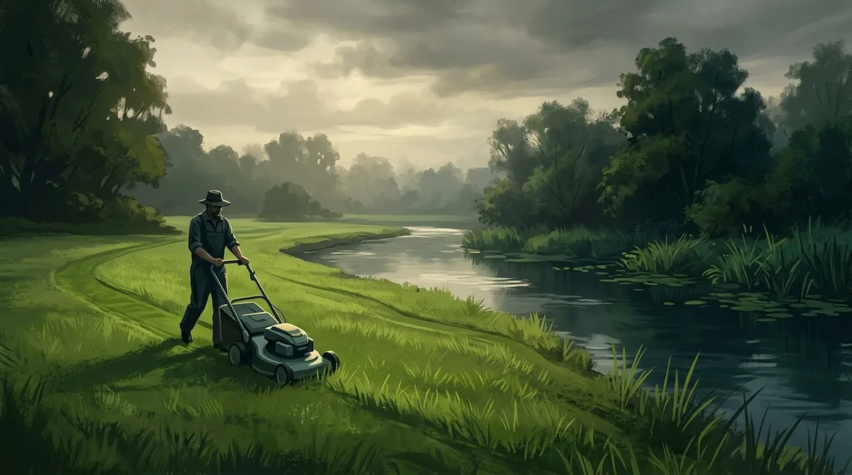 how to set a mowing schedule for my Riverview lawn