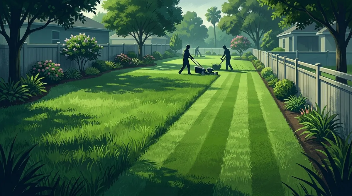 who offers monthly lawn mowing in Valrico FL