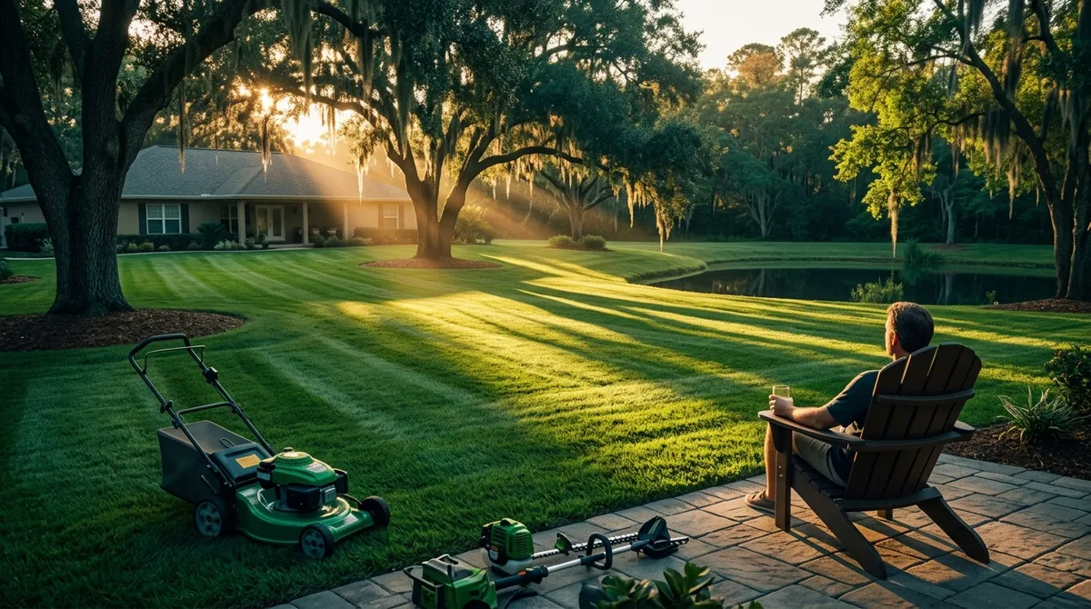 who offers monthly lawn mowing in Valrico FL