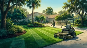 Who Offers Monthly Lawn Mowing in Valrico FL?