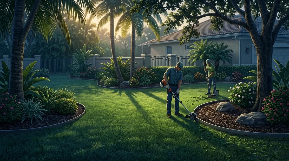 lawn edging Valrico FL