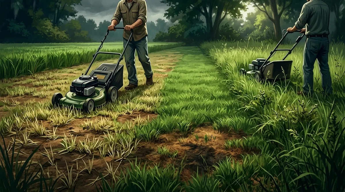 how short should I cut my grass in Valrico FL
