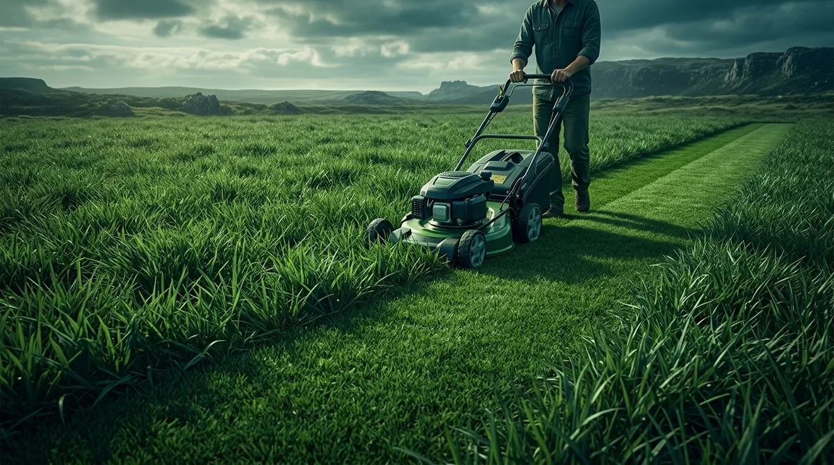 what is the best mowing height for Bahia grass