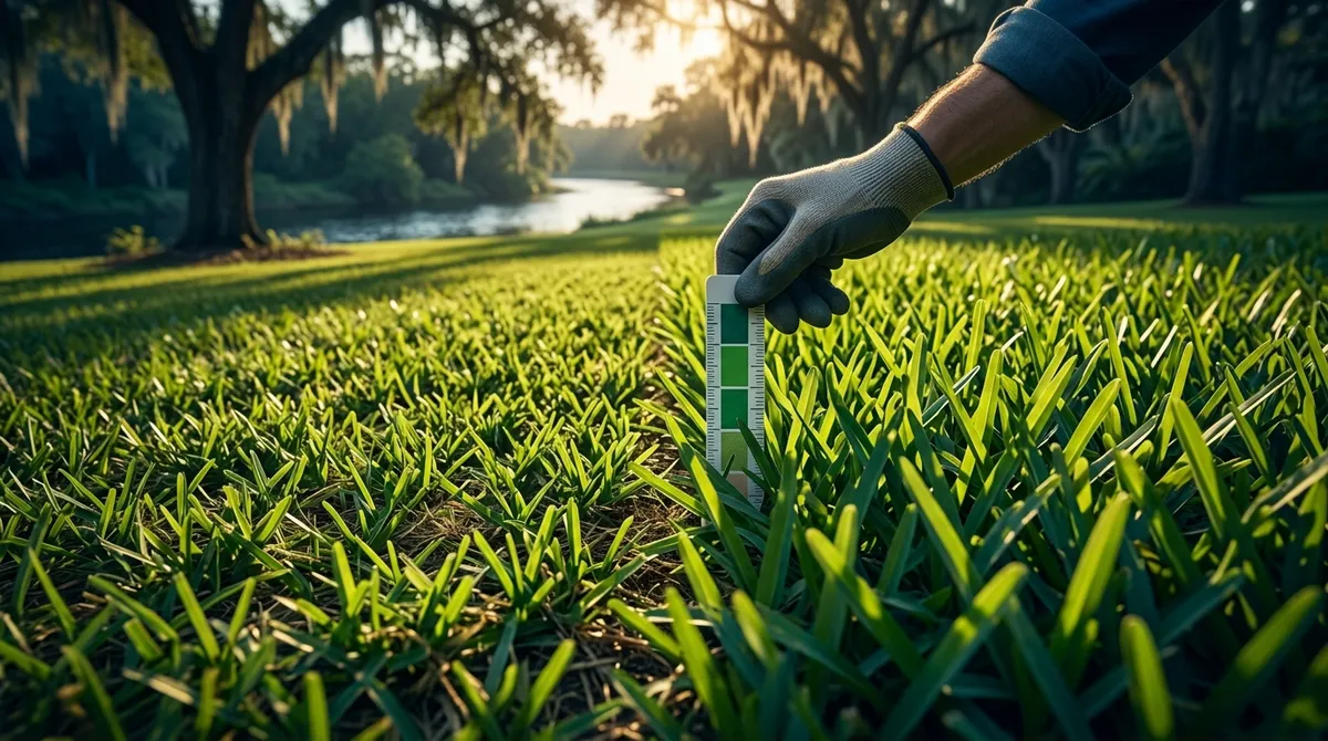 recommended mowing height for St Augustine grass in Riverview Florida