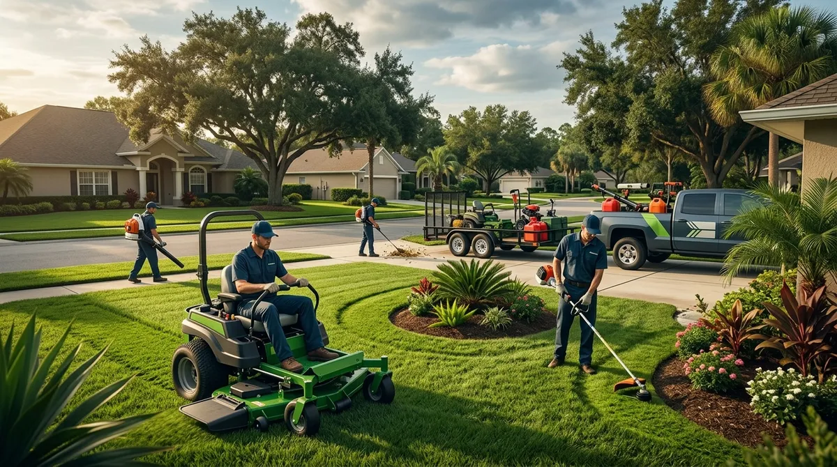lawn mowing service Fishhawk FL