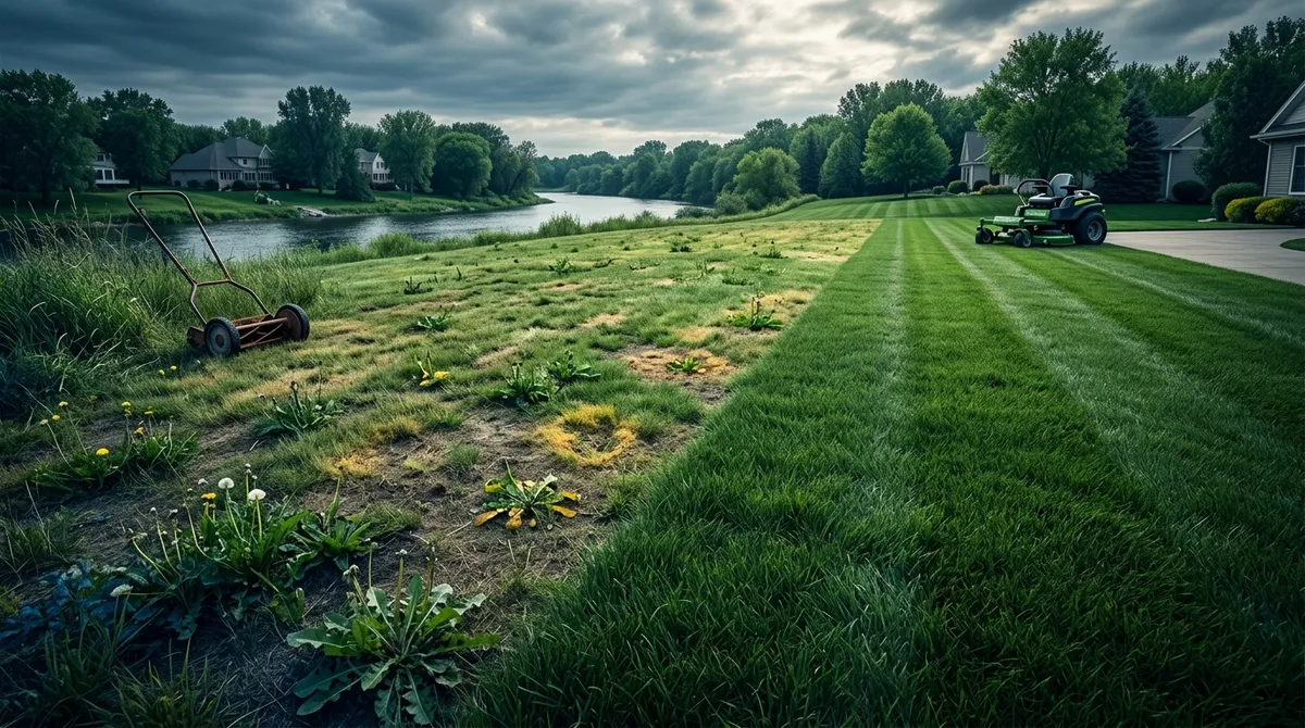 does my lawn in Riverview need professional maintenance or can I DIY