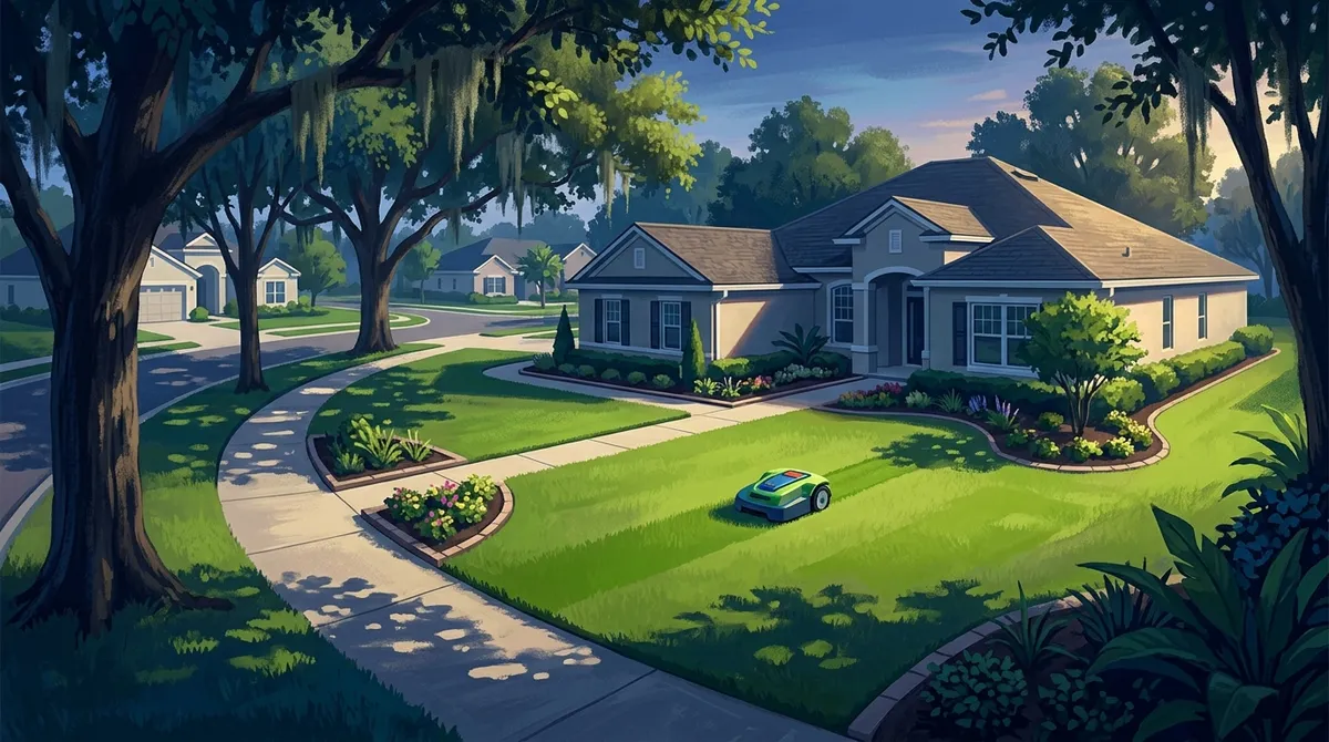 monthly lawn mowing and edging package in Fishhawk FL