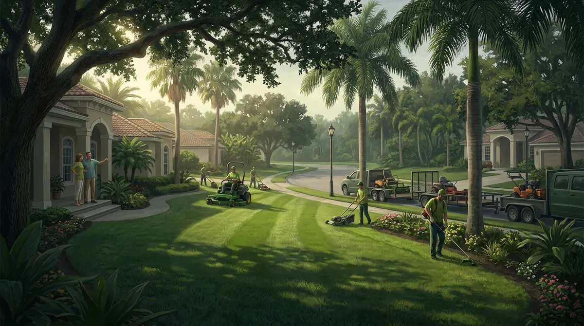 lawn mowing Fishhawk FL