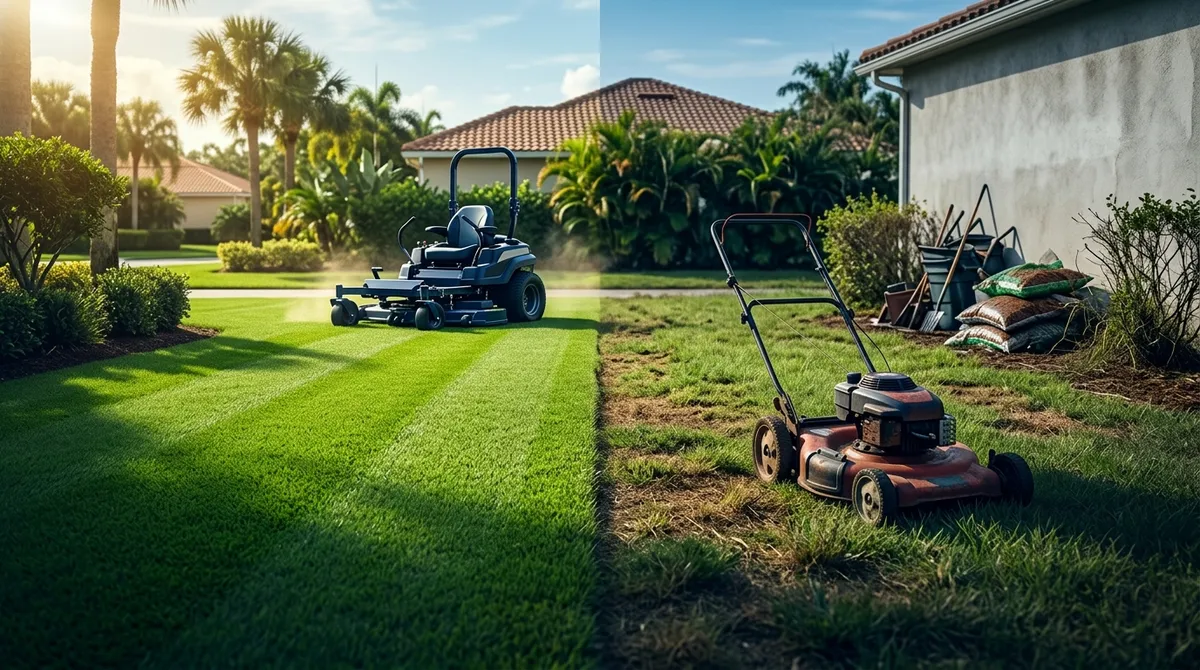 Pro vs. DIY Grass Cutting in Valrico FL: Which Wins?