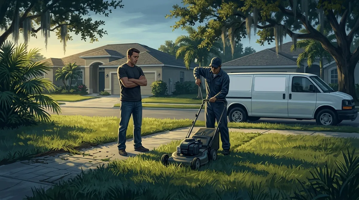 who does lawn mowing and edging in Valrico FL