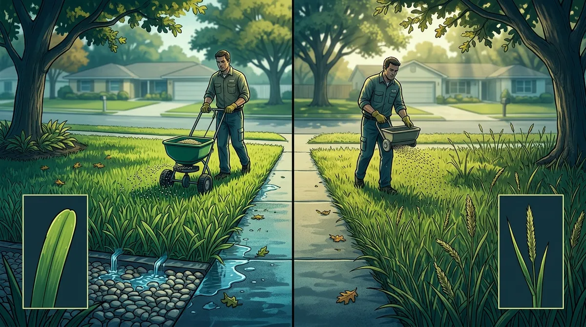 fall lawn care in Riverview FL for St Augustine and Bahia grass