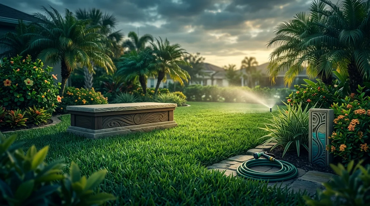 best time of day to water your lawn in Riverview Florida