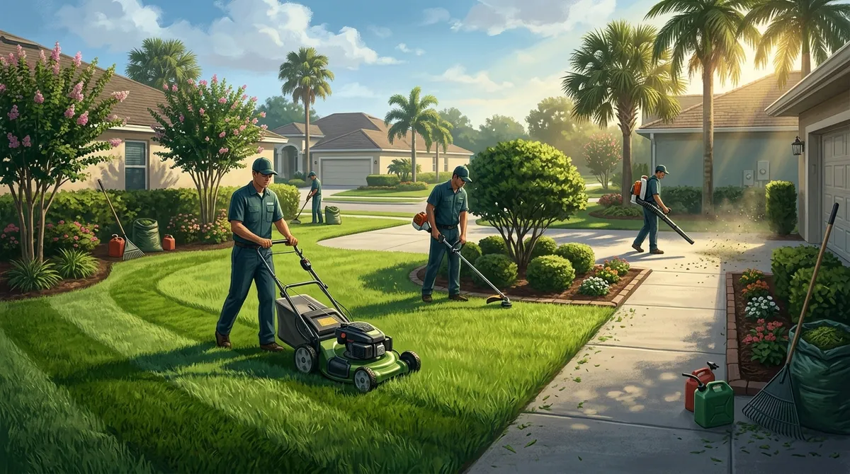 Riverview FL weekly lawn mowing and maintenance services