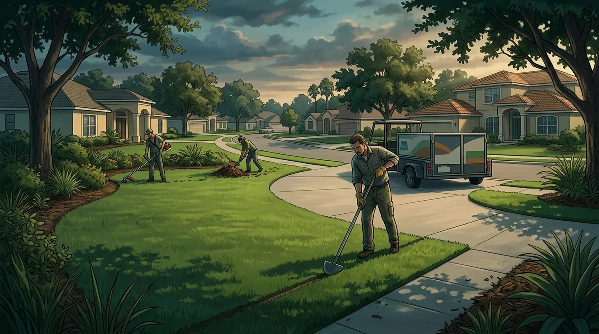 who can edge my lawn in Valrico FL