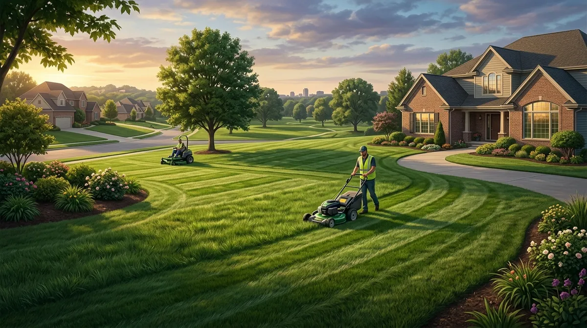 grass mowing service