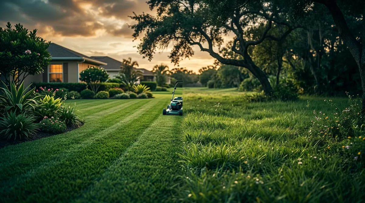 weekly vs biweekly mowing Riverview FL pros and cons