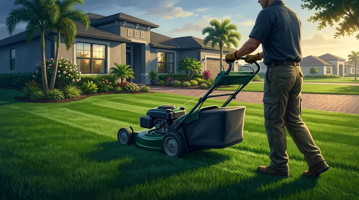 weekly vs biweekly mowing Riverview FL pros and cons
