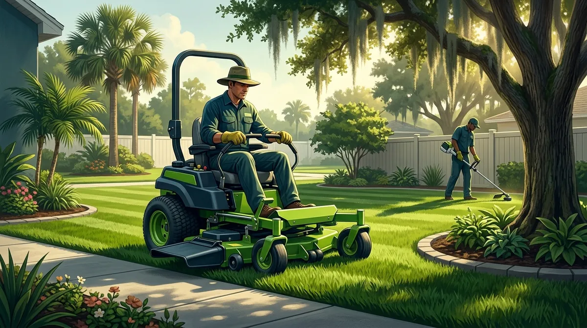 where can I find reliable lawn mowing in Valrico FL