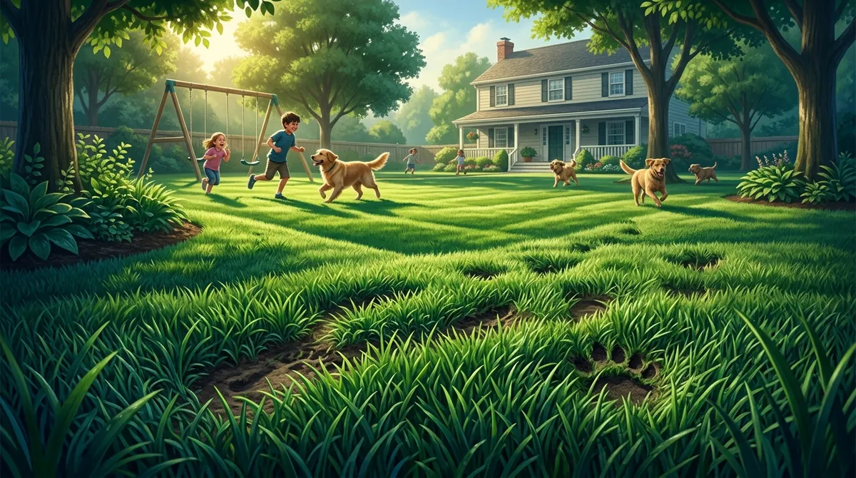 Which Grass Holds Up Best to Kids and Pets in Riverview