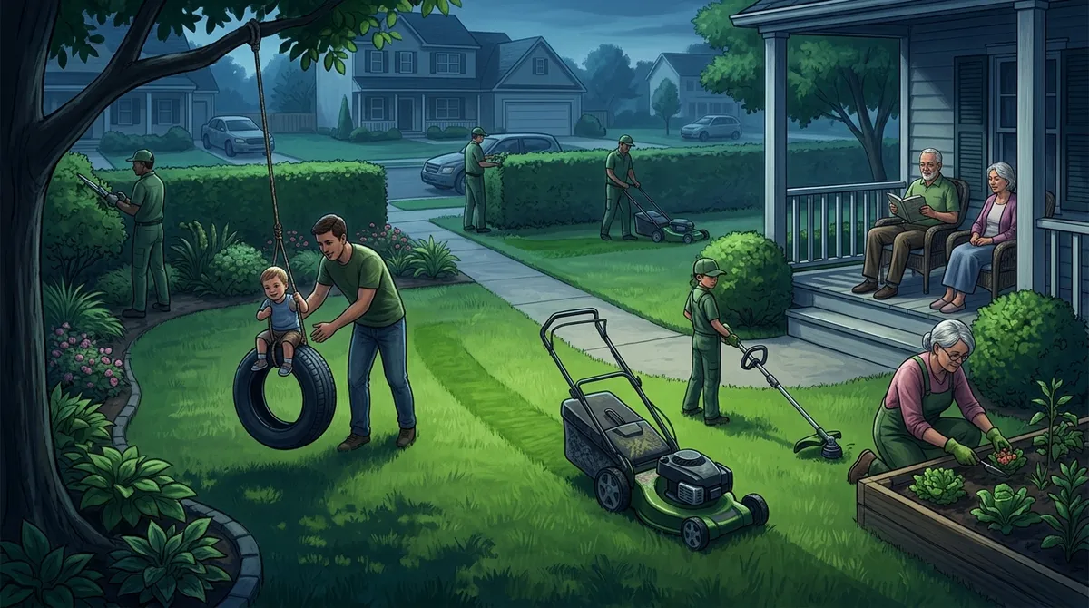 lawn care team