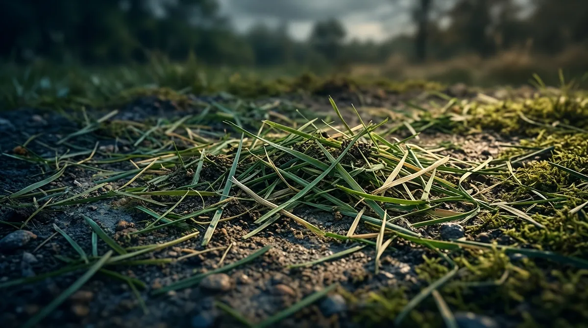 Does putting grass clippings on bare spots help grass grow?