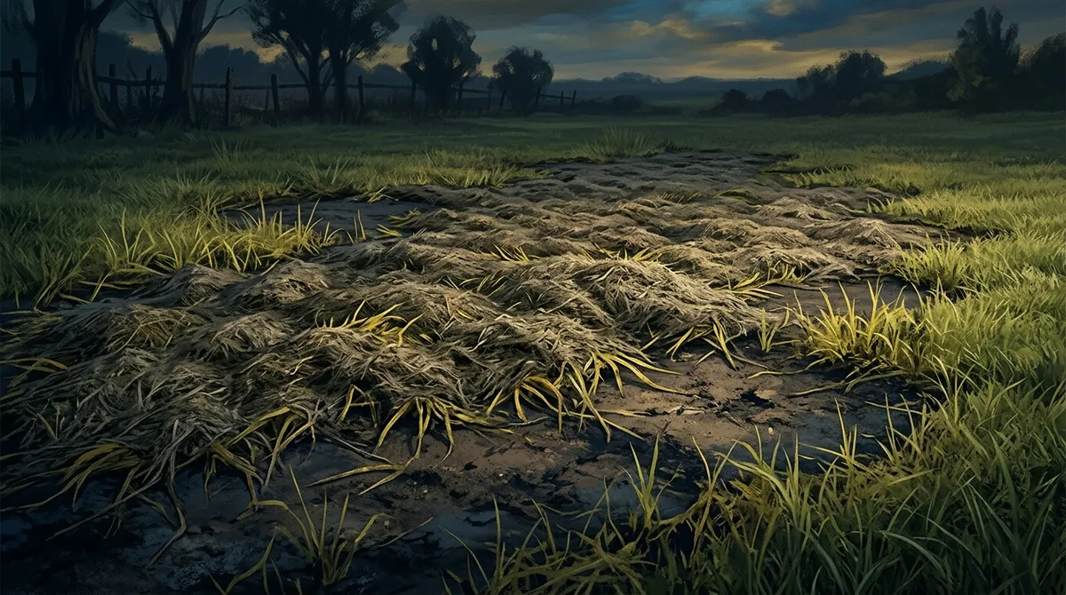 Does putting grass clippings on bare spots help grass grow?