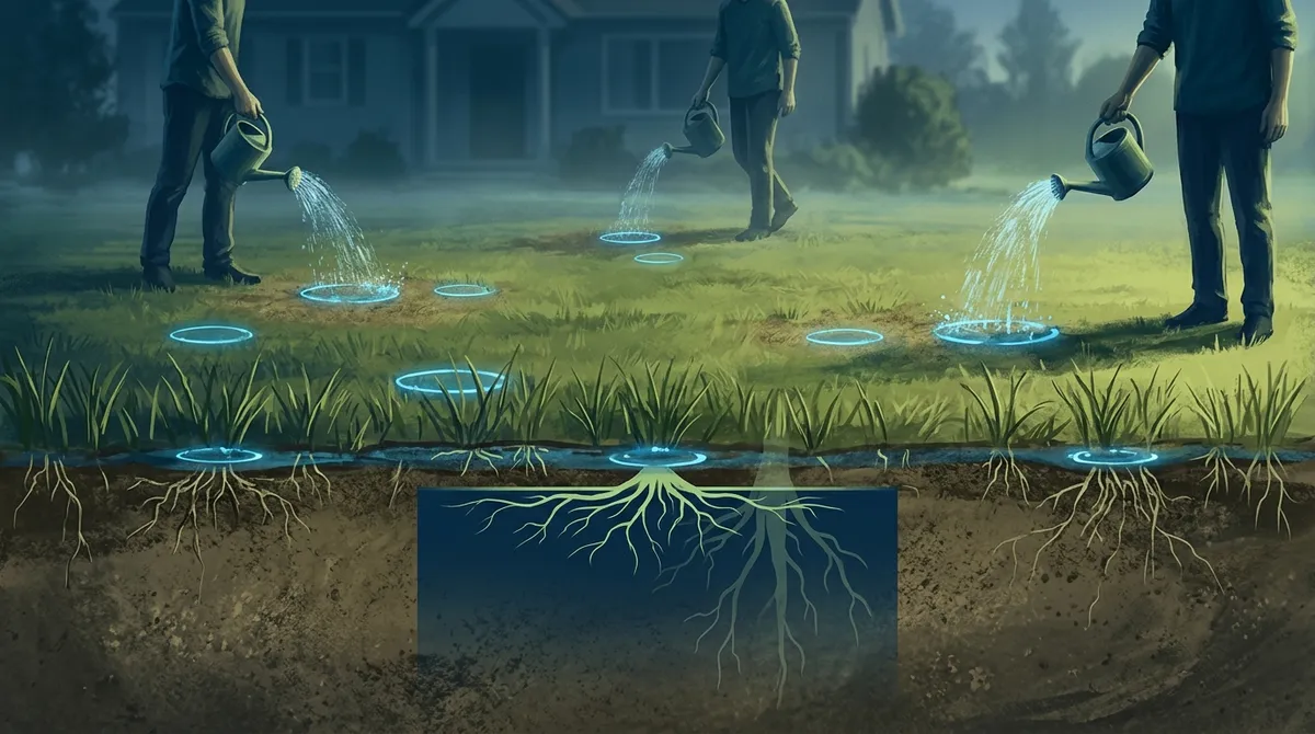 why is my grass thinning even though I mow and water regularly
