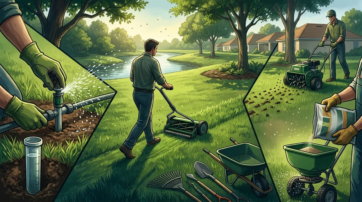 new homeowner lawn care Riverview