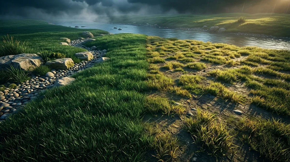 low maintenance grass options for Riverview homeowners
