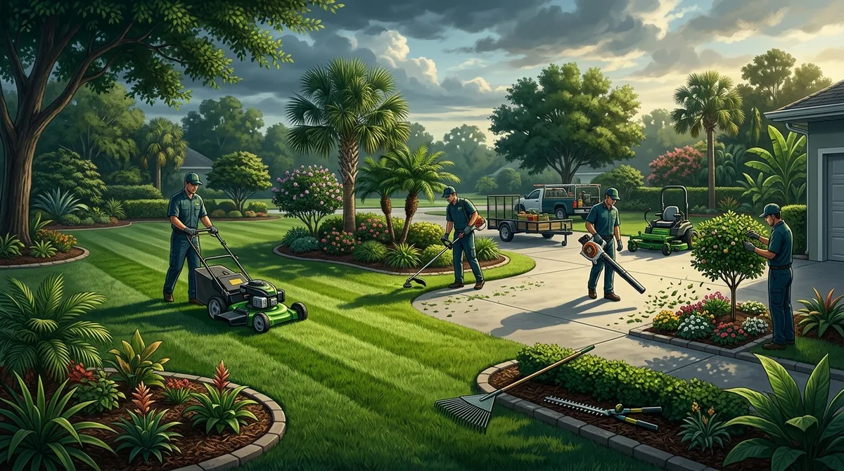 who provides monthly lawn care in Valrico FL