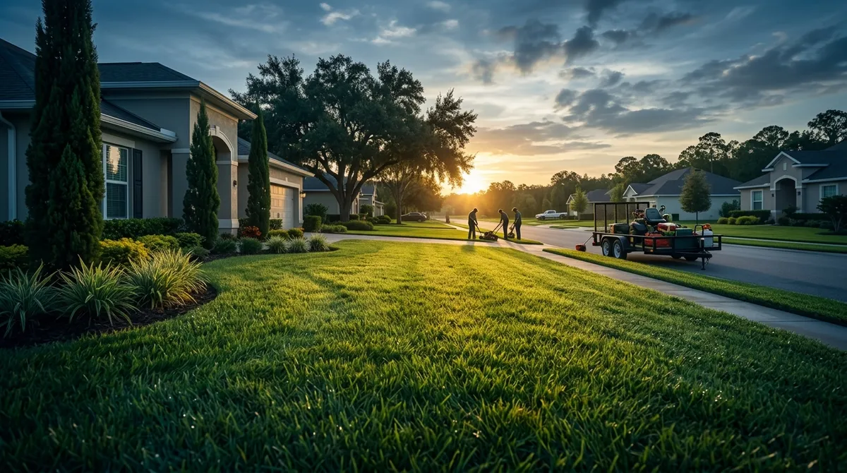 who provides monthly lawn care in Valrico FL