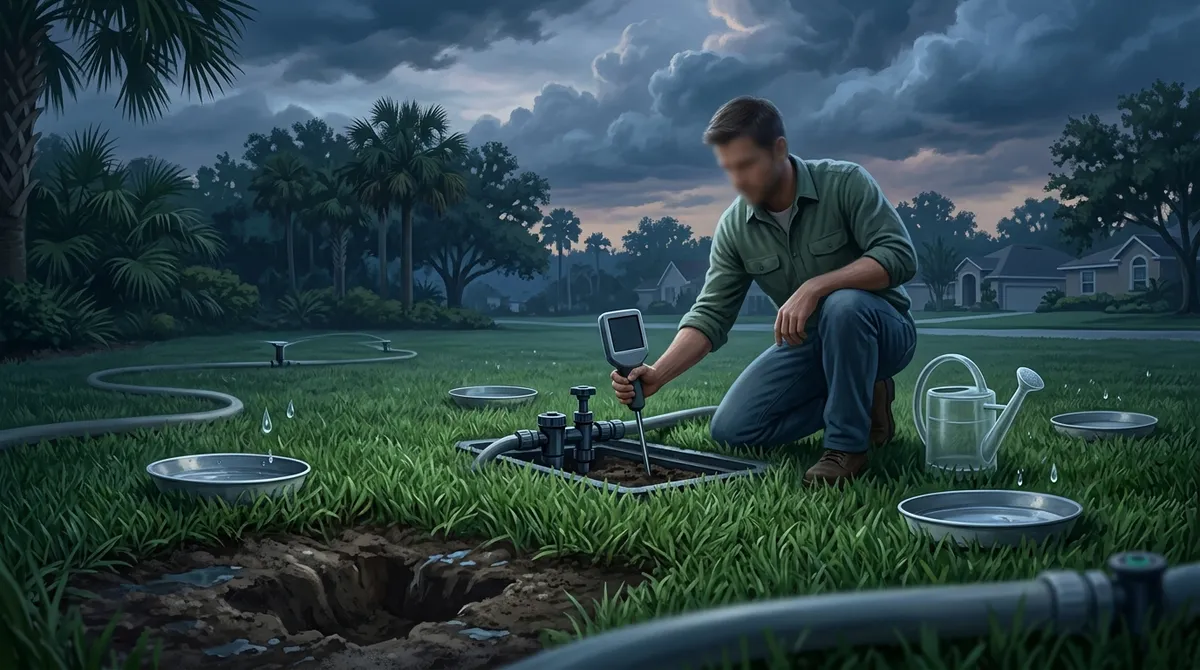 Riverview FL lawn watering schedule for St Augustine grass