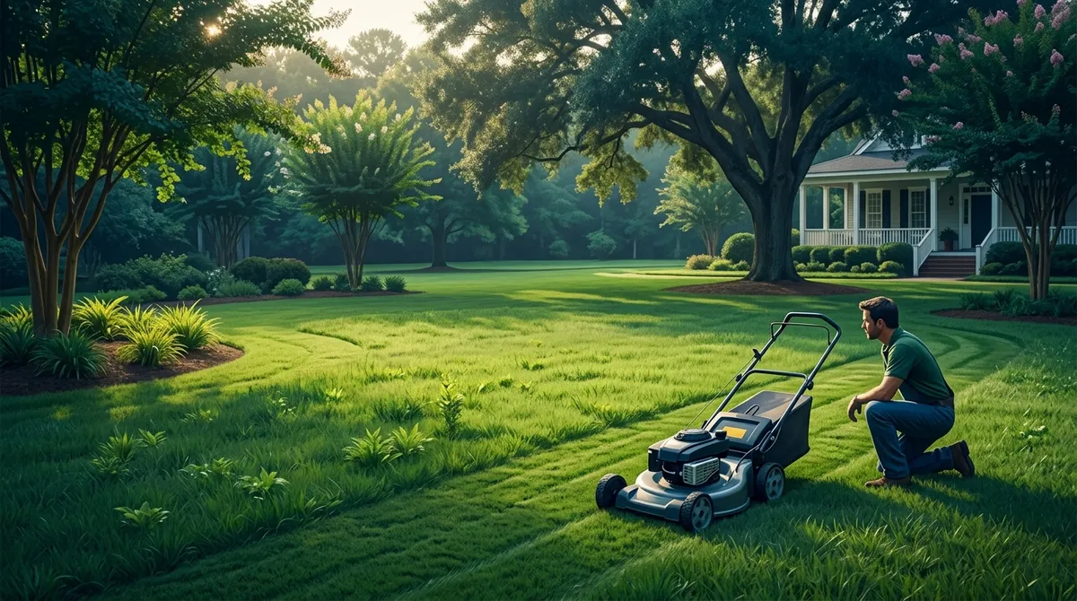 lawn mower service at home