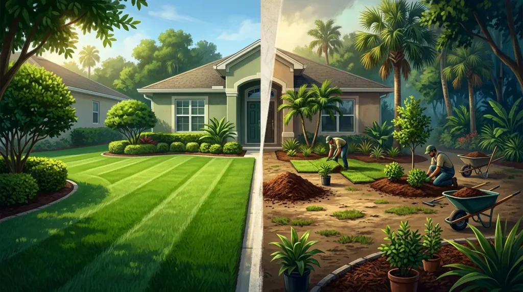 What Is the Real Difference Between Lawn Care vs Landscaping?