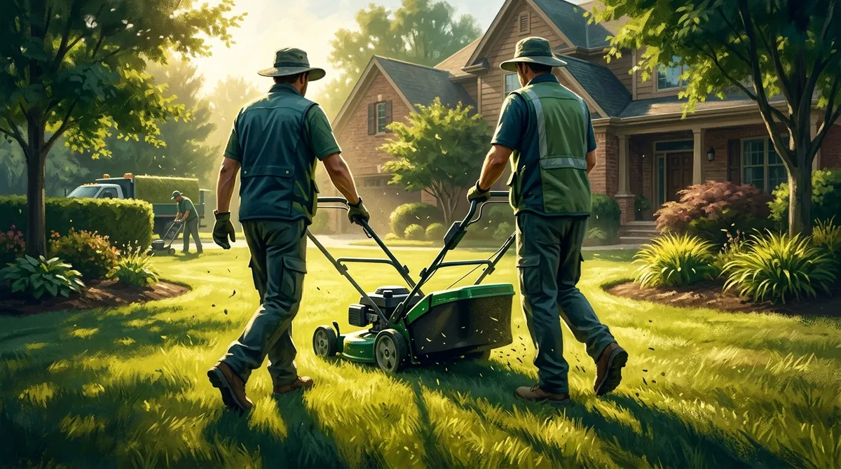 What is the average cost of a lawn care service?