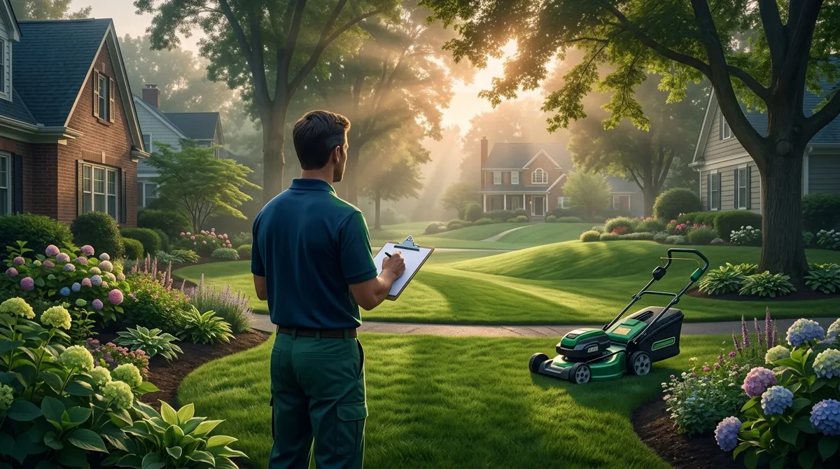 lawnmowing business