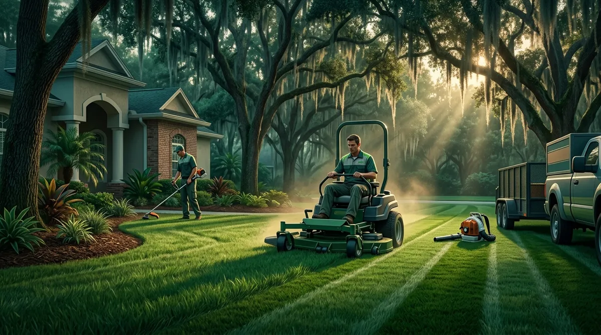 best lawn mowing Fishhawk FL
