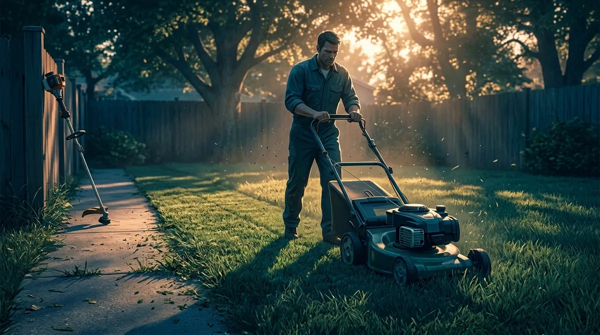 Are you supposed to edge or mow first?