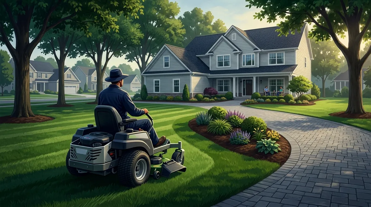 What should you pay someone to mow your lawn?