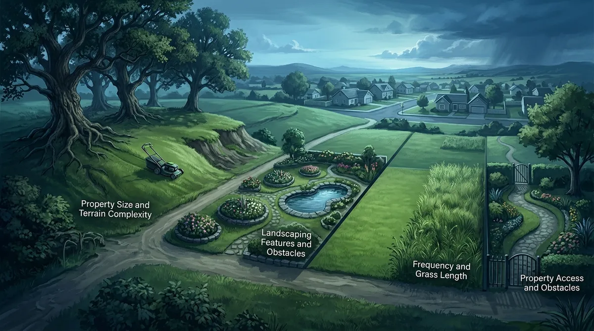 What should you pay someone to mow your lawn?