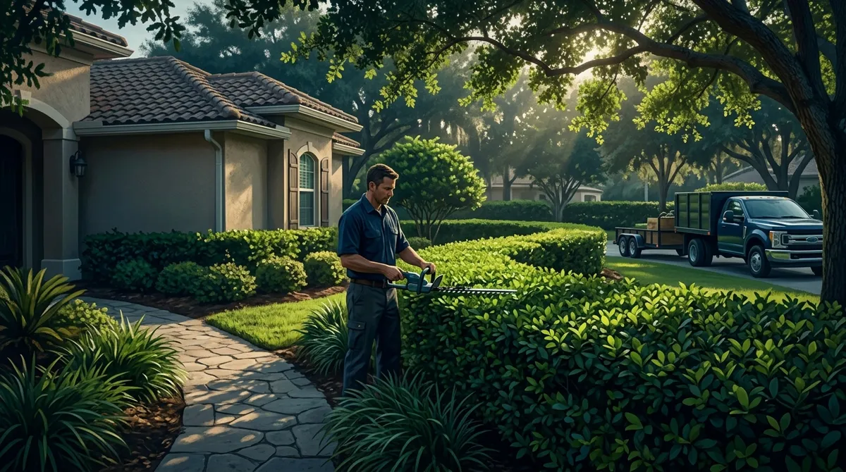 who can trim my bushes and hedges in Valrico FL